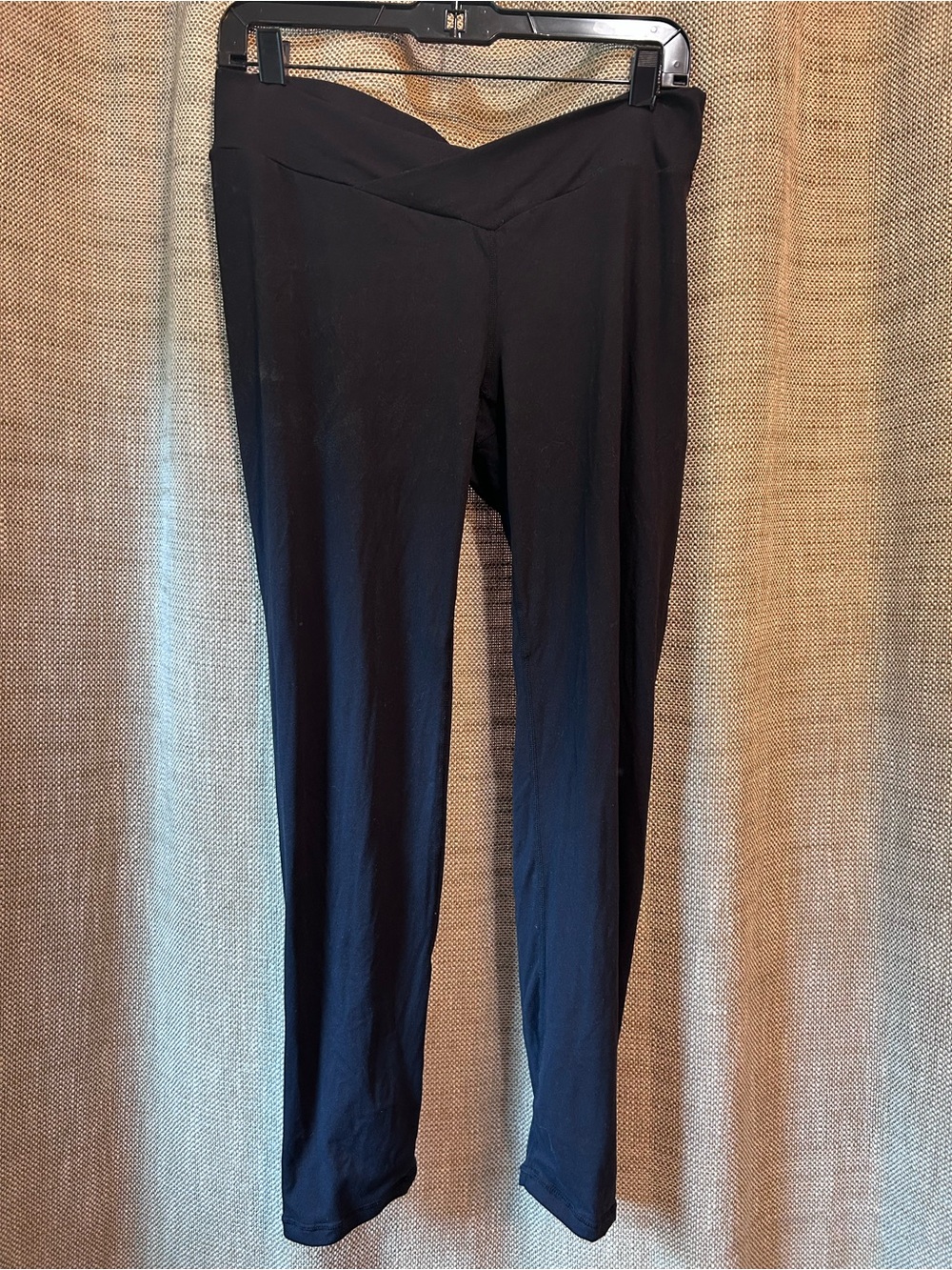 Black V-Waist Yoga Maternity Pants